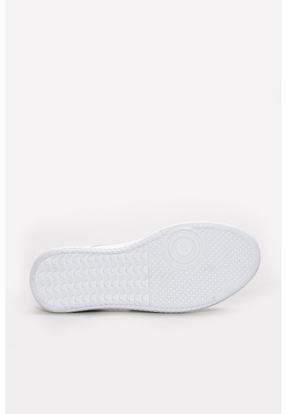 Ayakkabıhane Kaliteli Hakiki Deri Beyaz Şık Kadın Babet AH083132611016122723