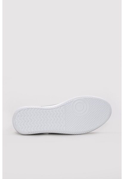 Ayakkabıhane Kaliteli Hakiki Deri Su Yeşili Kadın Casual Ayakkabı AH083132611016122723