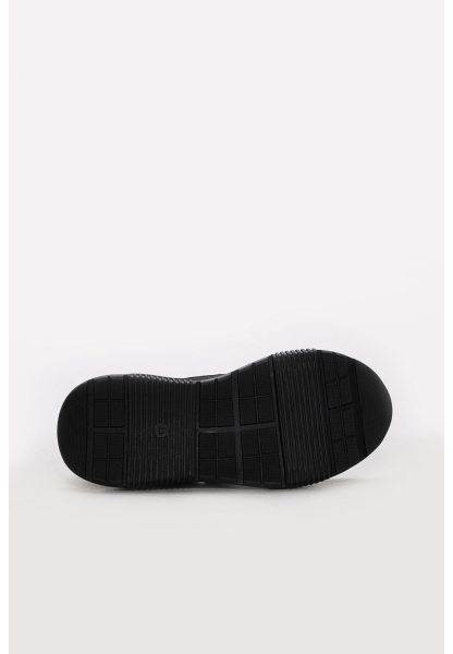 Ayakkabıhane İçi Dışı Hakiki Deri Siyah Erkek Çocuk Casual Ayakkabı AH0831624121049