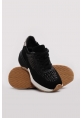 Ayakkabıhane İçi Dışı Hakiki Deri Siyah Kadın Spor Sneaker Ayakkabı AH083352619558