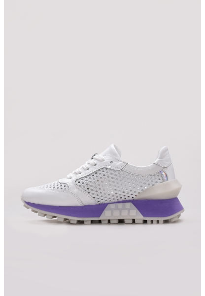 Ayakkabıhane İçi Dışı Hakiki Deri Beyaz Kadın Spor Sneaker Ayakkabı AH083352611987