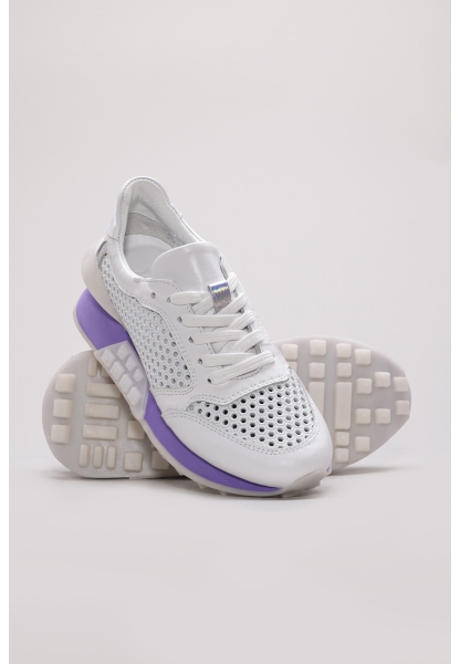 Ayakkabıhane İçi Dışı Hakiki Deri Beyaz Kadın Spor Sneaker Ayakkabı AH083352611987