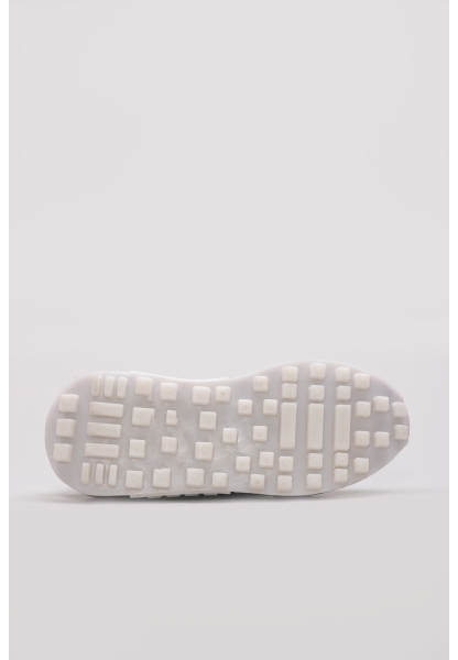 Ayakkabıhane İçi Dışı Hakiki Deri Beyaz Kadın Spor Sneaker Ayakkabı AH083352611987