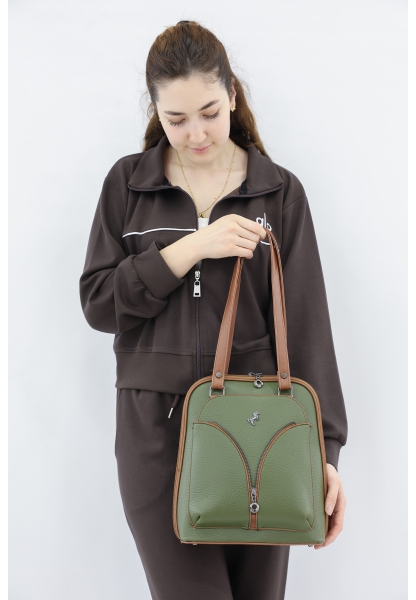 Ayakkabıhane Haki Kadın El Çanta AH07337CA1206