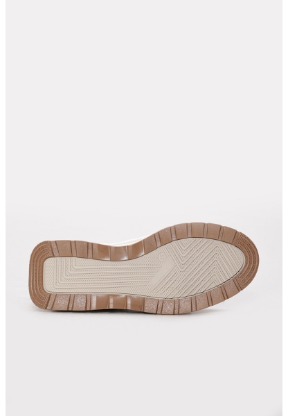 Ayakkabıhane Kaliteli Hakiki Süet Deri Bej Kadın Spor Bot AH08409192613257