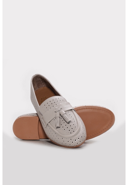 Ayakkabıhane Hakiki Deri  Kadın Babet Ayakkabı 419ZAC AH07419ZAC-160