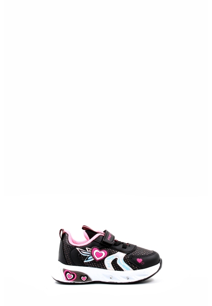 Ayakkabıhane Siyah Fuşya Unisex Çocuk Sneaker Ayakkabı AH07461BA204