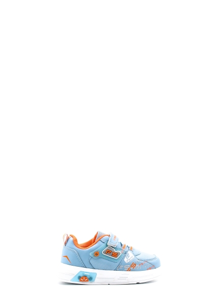 Ayakkabıhane Açık Mavi Oranj Unisex Çocuk Sneaker Ayakkabı AH07461XCA210