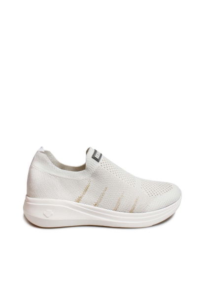 Ayakkabıhane Beyaz Altın Kadın Sneaker Ayakkabı AH07517ZA5086