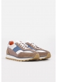 Ayakkabıhane İçi Dışı Hakiki Deri Kahve Beyaz  EVA Erkek  Sneaker Ayakkabı AH08530131255738