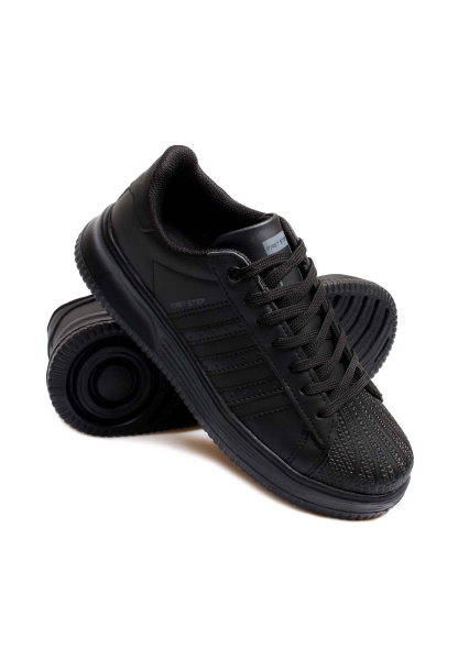 Ayakkabıhane Siyah Unisex Yürüyüş Ayakkabı AH07572XA2555