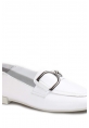 Ayakkabıhane İçi Dışı Hakiki Deri Beyaz Kadın Klasik Casual Ayakkabı AH075812614224