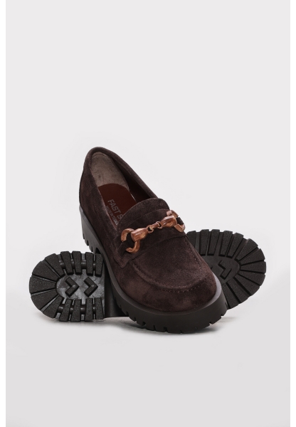 Ayakkabıhane Hakiki Deri Kahve Süet Kadın Casual Ayakkabı AH07581ZA2887