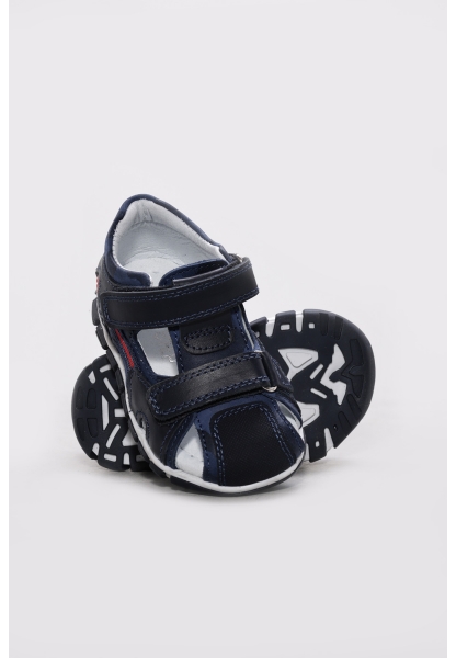 Ayakkabıhane İçi Dışı Hakiki Deri Lacivert Erkek Çocuk Sandalet AH08612211164