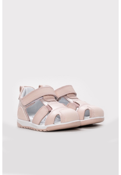 Ayakkabıhane İçi Dışı Hakiki Deri Pudra Kız Çocuk Sandalet AH08612211142