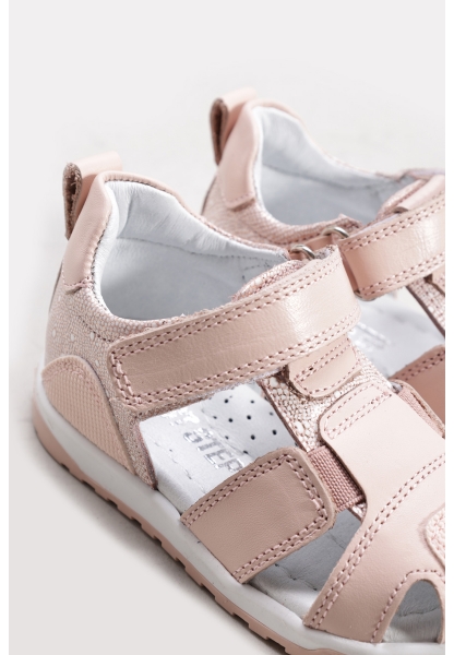 Ayakkabıhane İçi Dışı Hakiki Deri Pudra Kız Çocuk Sandalet AH08612211142