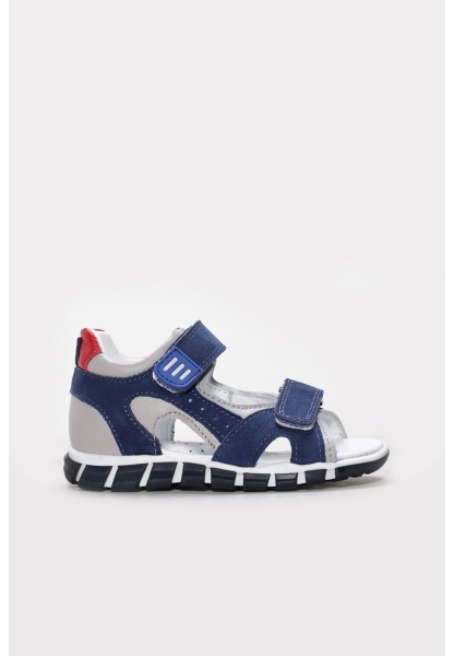 Ayakkabıhane İçi Dışı Hakiki Nubuk Deri Kot Erkek Çocuk Sandalet AH086121611134