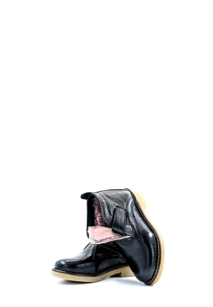 Ayakkabıhane İçi Kürklü Dışı Hakiki Deri Siyah Unisex Çocuk Klasik Bot AH076121124312023