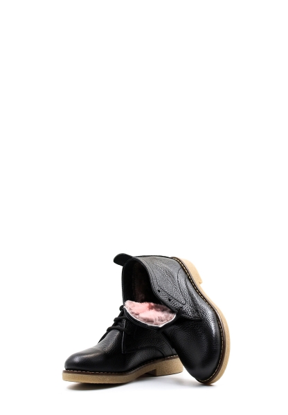 Ayakkabıhane İçi Kürklü Dışı Hakiki Deri  Siyah Unisex Çocuk Klasik Bot AH076121124312024