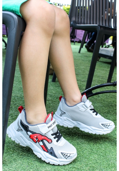 Ayakkabıhane Buz Kırmızı Unisex Çocuk Sneaker Ayakkabı AH07615XCA151