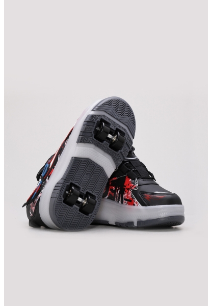 Ayakkabıhane Siyah Erkek Çocuk Spor Sneaker Ayakkabı AH1E59824519731