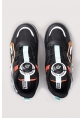 Ayakkabıhane Siyah Oranj Erkek Çocuk Spor Sneaker Ayakkabı AH1E6152451135