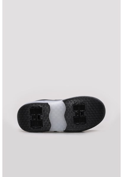 Ayakkabıhane Siyah Oranj Erkek Çocuk Spor Sneaker Ayakkabı AH1E6152451135