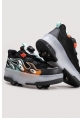 Ayakkabıhane Siyah Oranj Erkek Çocuk Spor Sneaker Ayakkabı AH1E6152451135