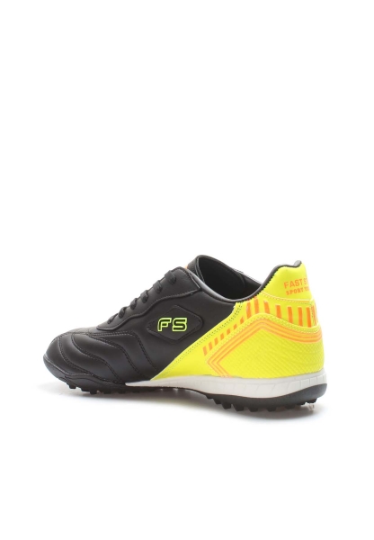 Ayakkabıhane Siyah Fosfor Sarı Erkek Halı Saha Ayakkabı AH618XA1200H
