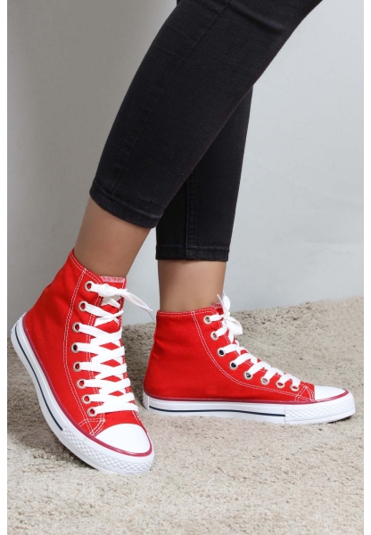 Ayakkabıhane Kırmızı Unisex Sneaker Ayakkabı AH620XA1000