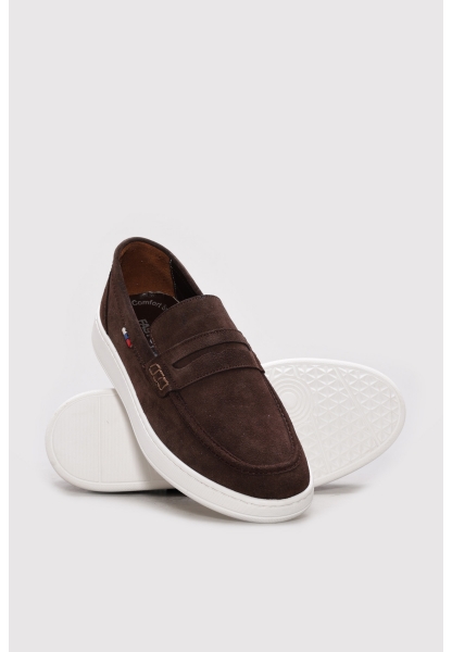 Ayakkabıhane Hakiki Deri Kahve Süet Erkek Spor Ayakkabı 662MA100 AH07662MA100-5