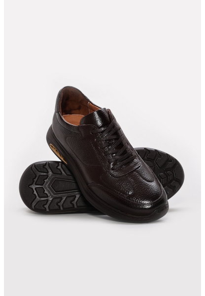 Ayakkabıhane Hakiki Deri Kahve Erkek Serisonu Ayakkabı AH07628MA489