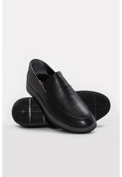 Ayakkabıhane Hakiki Deri Siyah Floter Erkek Serisonu Ayakkabı 628MA0 AH07628MA0-26