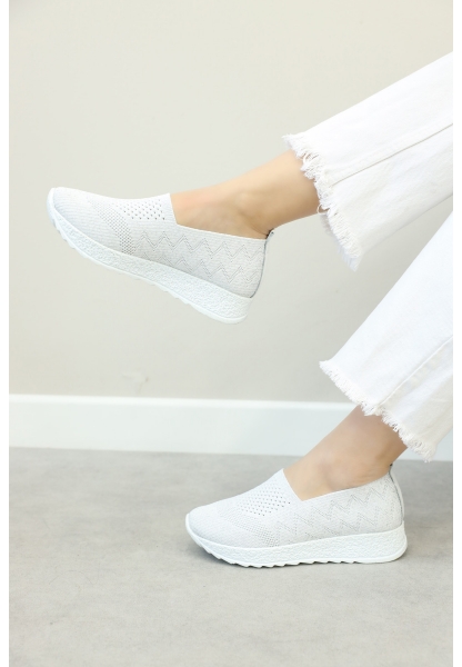 Ayakkabıhane Beyaz Kadın Casual Ayakkabı 629ZA501 AH07629ZA501-1001