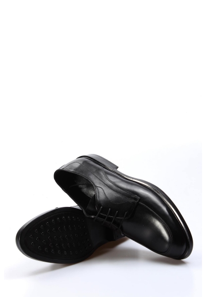 Ayakkabıhane İçi Dışı Kaliteli Hakiki Deri Siyah Bağcıklı Erkek Klasik Ayakkabı AH07630131316