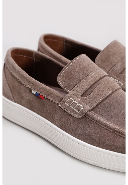 Ayakkabıhane Hakiki Deri Bej Süet Erkek Spor Ayakkabı 662MA100 AH07662MA100-5