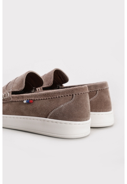 Ayakkabıhane Hakiki Deri Bej Süet Erkek Spor Ayakkabı 662MA100 AH07662MA100-5