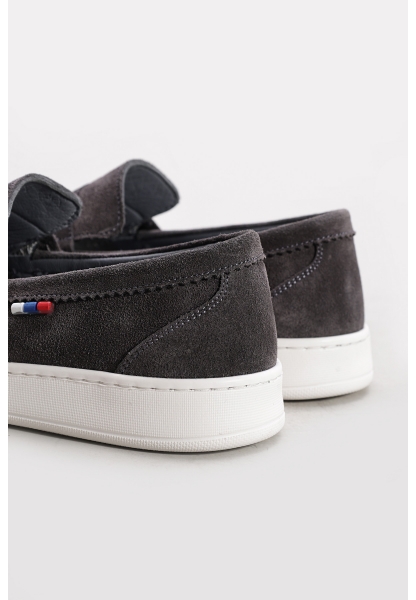 Ayakkabıhane İçi DIşı Hakiki Süet Deri Gri EVA Erkek Günlük Casual Ayakkabı AH086621311110