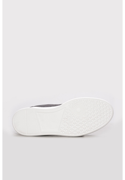 Ayakkabıhane İçi Dışı Hakiki Süet Deri Gri Erkek Casual Ayakkabı AH086621311108