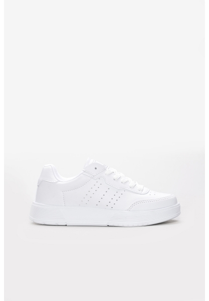 Ayakkabıhane Beyaz Unisex Termo Taban  Çocuk Casual Ayakkabı AH1E66661263