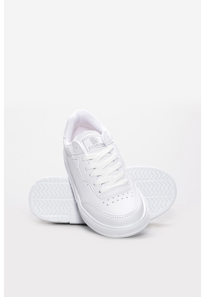 Ayakkabıhane Beyaz Unisex Termo Taban  Çocuk Casual Ayakkabı AH1E66661263