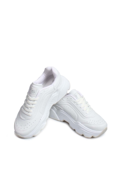 Ayakkabıhane Beyaz Kadın Sneaker Ayakkabı AH07666ZA146