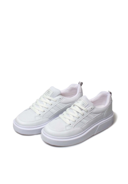Ayakkabıhane Beyaz Kadın Sneaker Ayakkabı AH07666ZA151