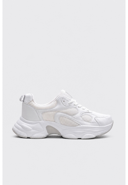 Ayakkabıhane Beyaz Kadın Spor Sneaker Ayakkabı AH1E666261269