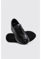 Ayakkabıhane İçi Dışı Hakiki Deri Siyah Erkek Spor Sneaker Ayakkabı AH08722131341