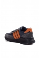 Ayakkabıhane Kaliteli Hakiki Deri Siyah Füme Erkek Sneaker Ayakkabı AH07723131101