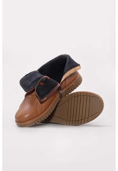 Ayakkabıhane Kaliteli Hakiki Deri Taba Tarz Kadın Bot AH087571926123767