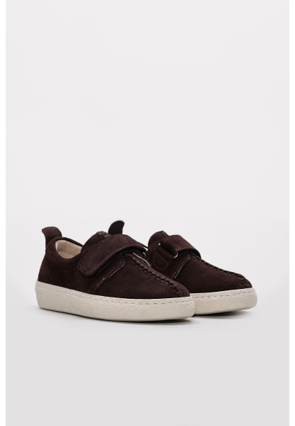 Ayakkabıhane Hakiki Deri Kahve Süet Unisex Çocuk Casual Ayakkabı AH07769FA205