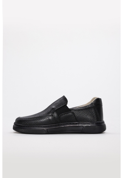 Ayakkabıhane Hakiki Deri Siyah Unisex Çocuk Casual Ayakkabı AH07770FA618FLO