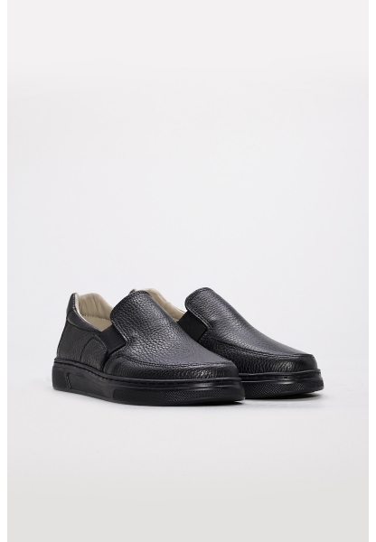 Ayakkabıhane Hakiki Deri Siyah Unisex Çocuk Casual Ayakkabı AH07770FA618FLO